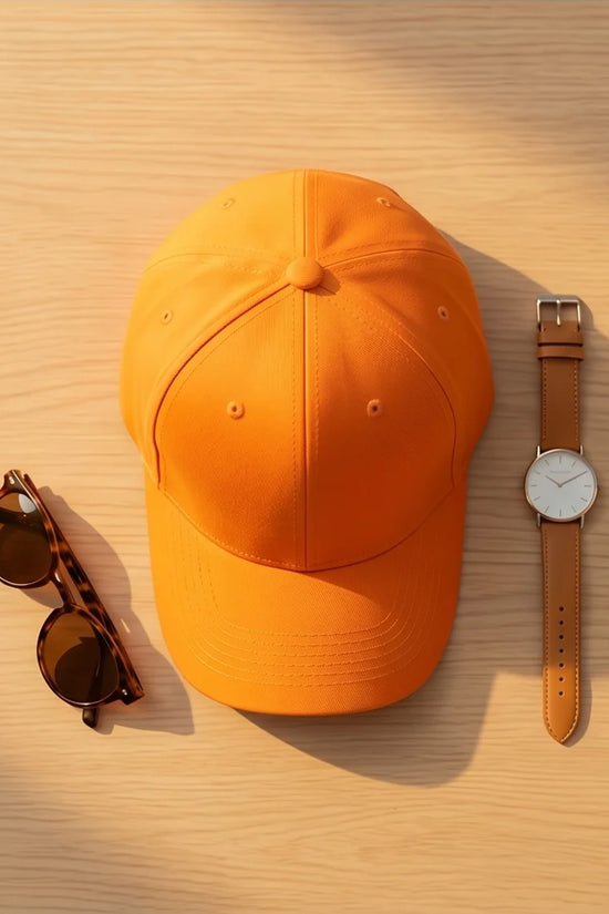 The 'Solar Flare' Essential Orange Cap