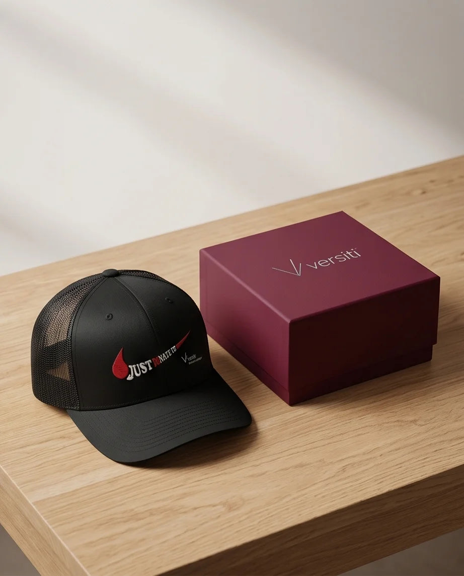 Versiti "Just Donate It" Trucker Hat