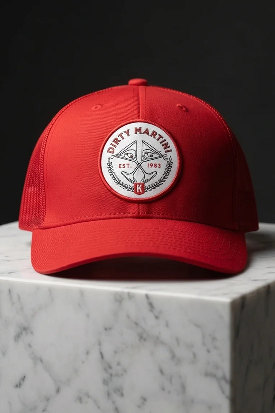 Dirty Martini Red Trucker Hat