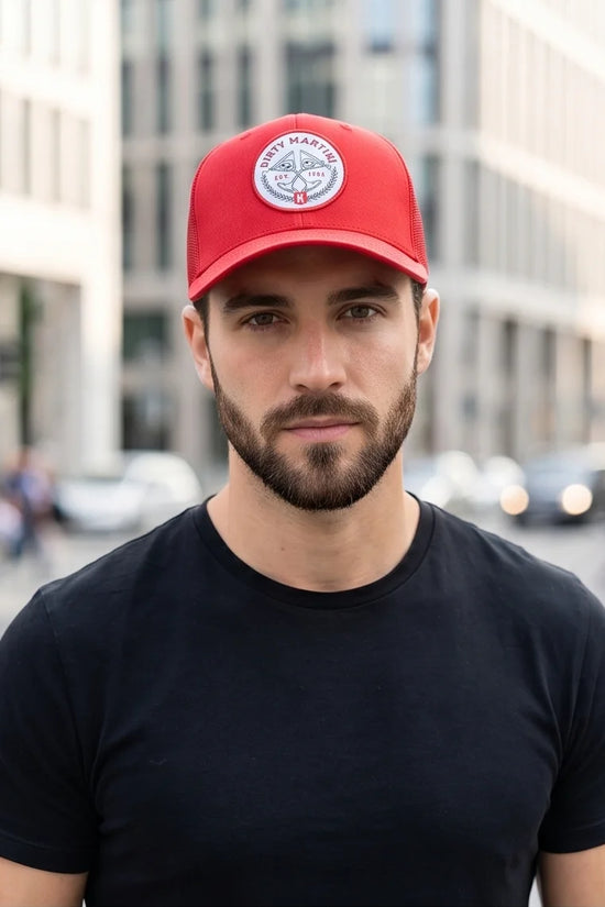 Dirty Martini Red Trucker Hat