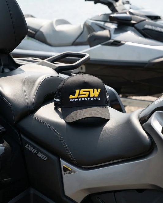 JSW Powersports Black Trucker Hat