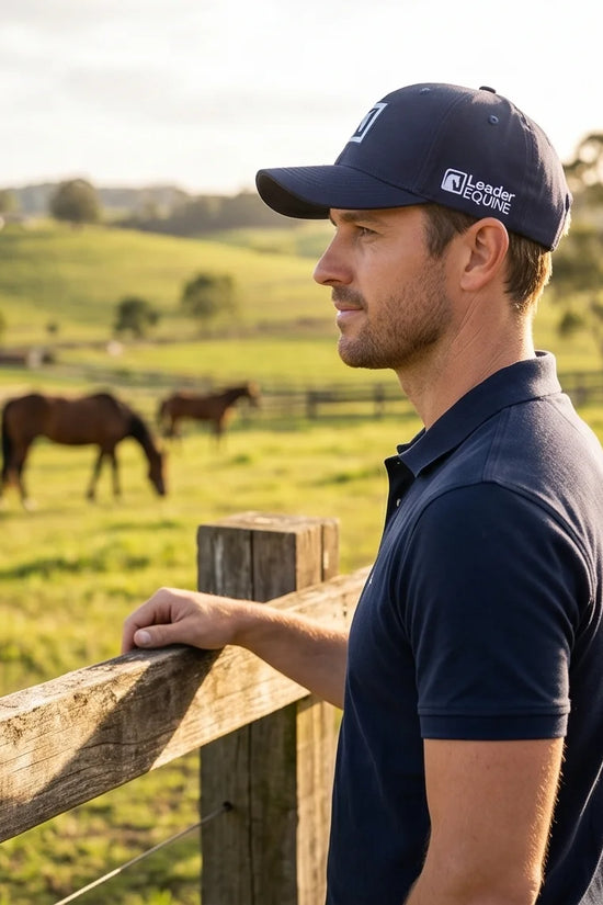 Navy Blue LE Horse Logo Cap