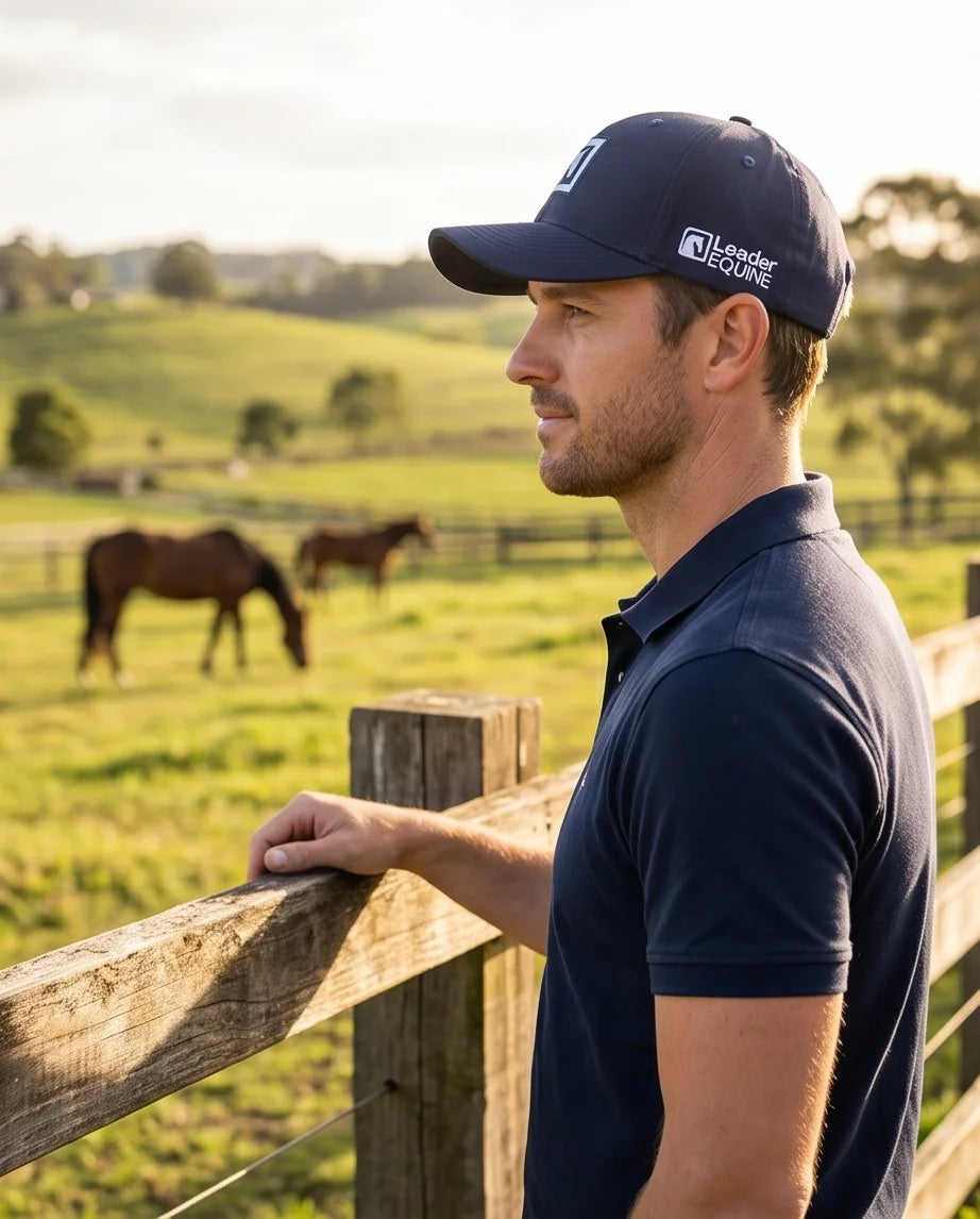 Navy Blue LE Horse Logo Cap