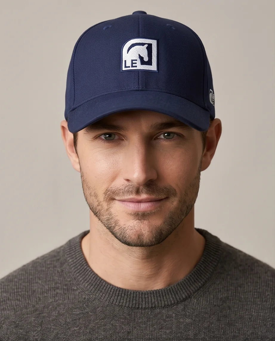 Navy Blue LE Horse Logo Cap