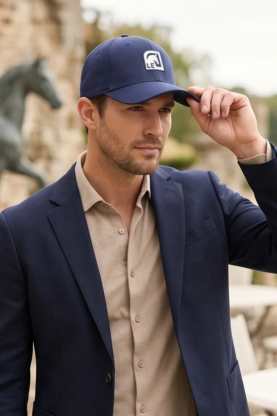 Navy Blue LE Horse Logo Cap
