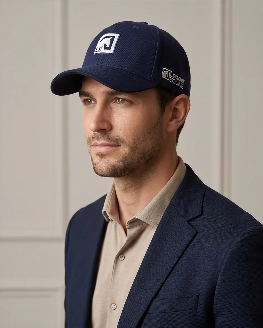 Navy Blue LE Horse Logo Cap