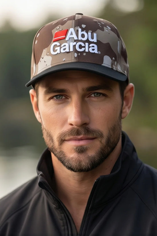 Abu Garcia Desert Camo Flat Brim Cap