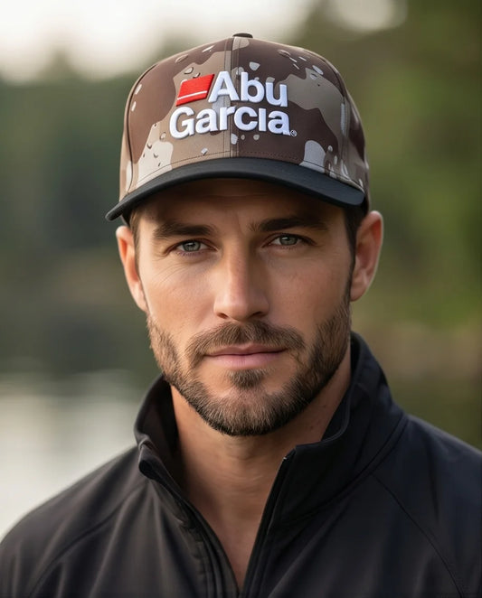 Abu Garcia Desert Camo Flat Brim Cap