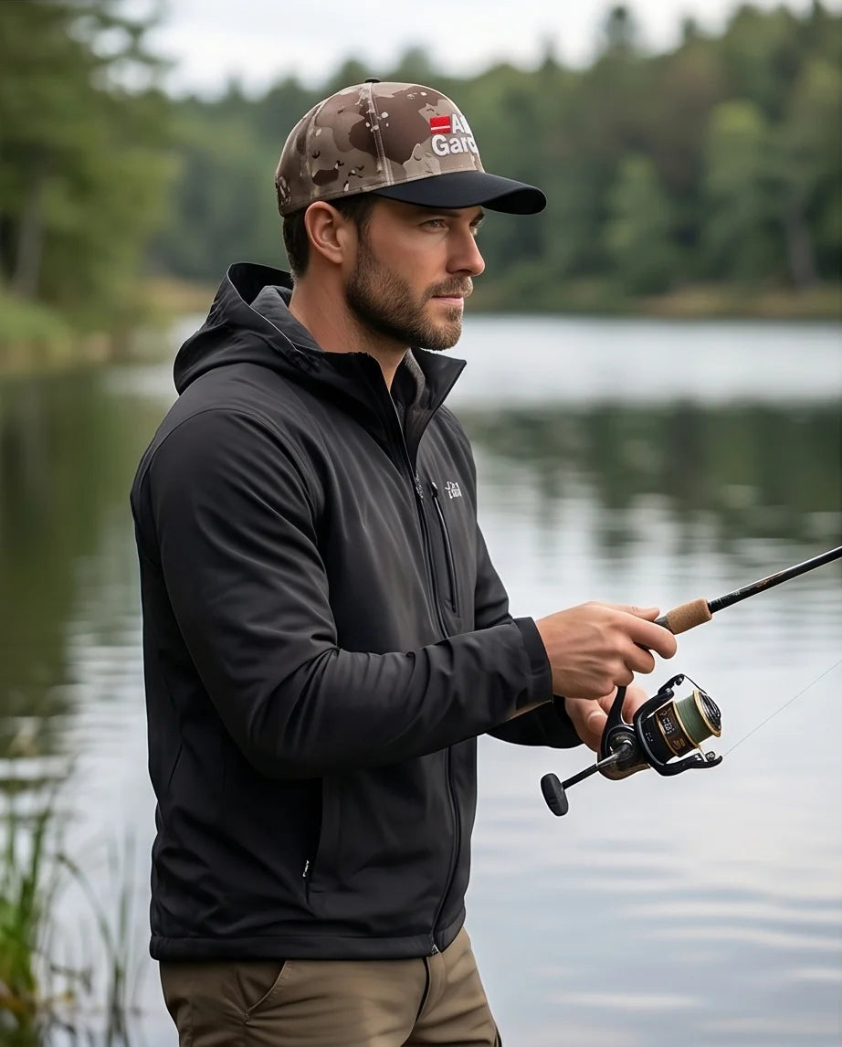 Abu Garcia Desert Camo Flat Brim Cap