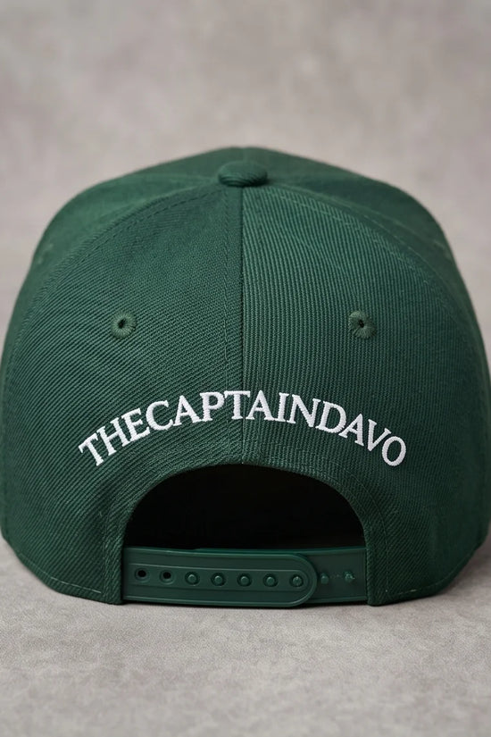 Dark Green "Captain" Baseball Cap