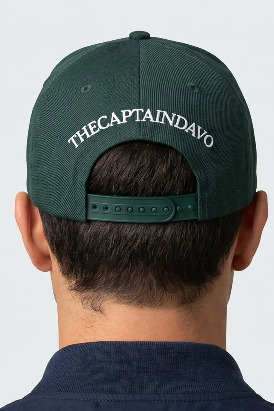 Dark Green "Captain" Baseball Cap