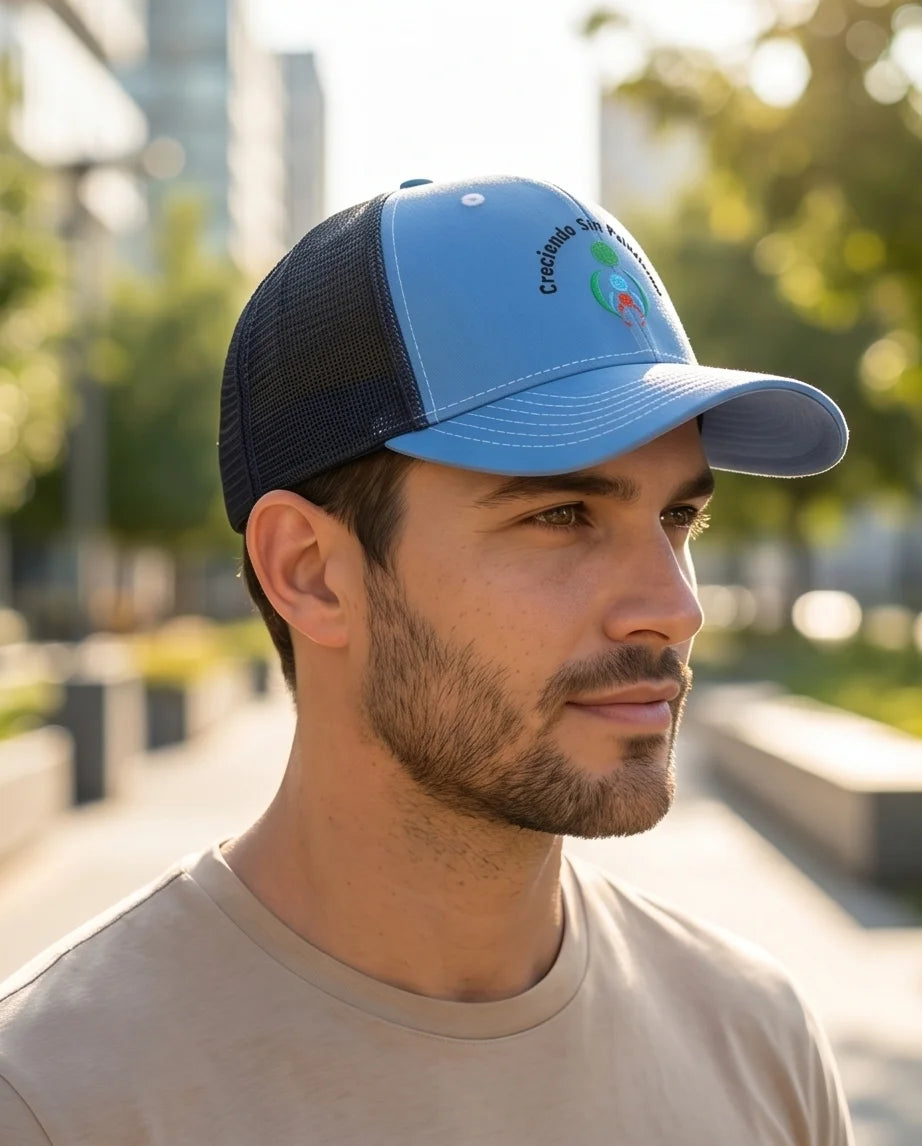 "Creciendo Sin Paludismo" Trucker Cap