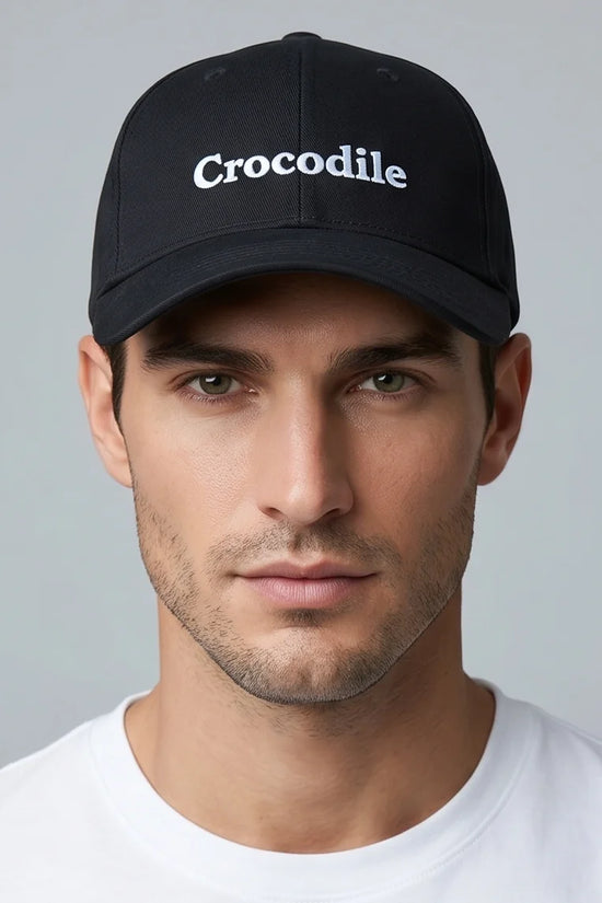 "Crocodile" Embroidered Baseball Cap