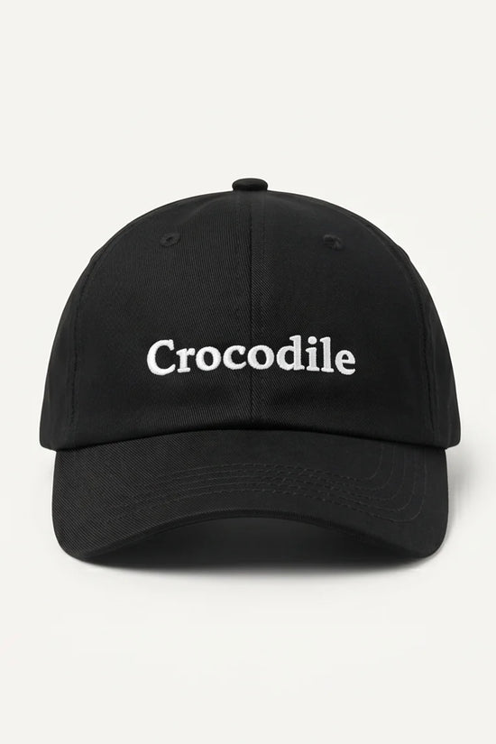 "Crocodile" Embroidered Baseball Cap