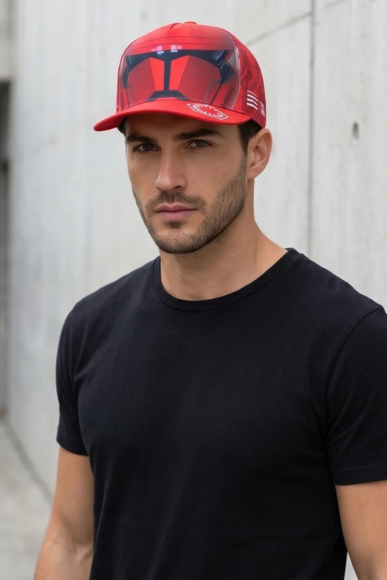 Red Star Wars Sith Trooper Snapback Cap