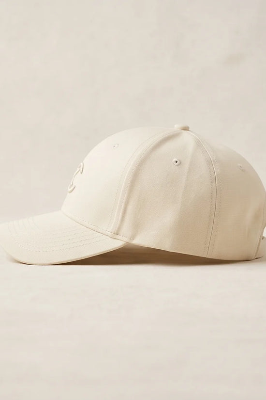 Cream Tonal "ZC" Baseball Cap