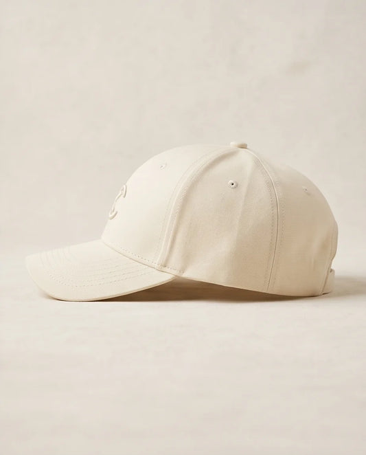 Cream Tonal "ZC" Baseball Cap