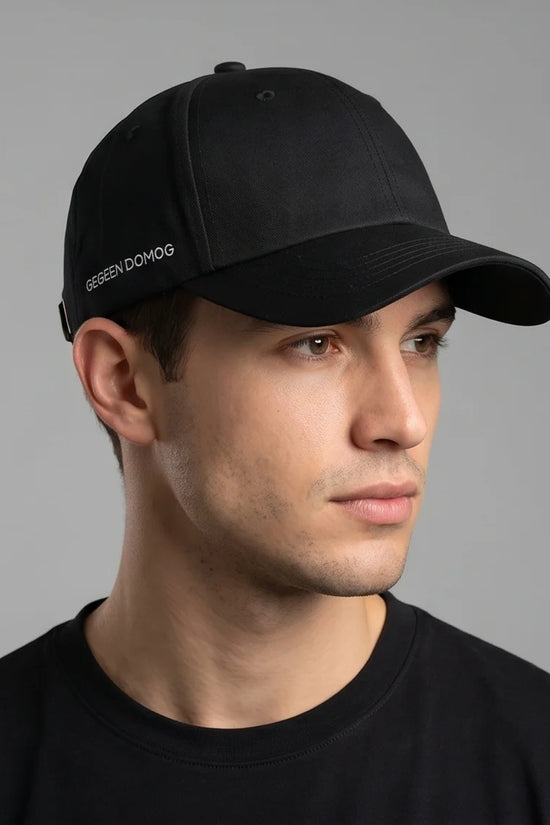 Classic Black Twill Baseball Cap