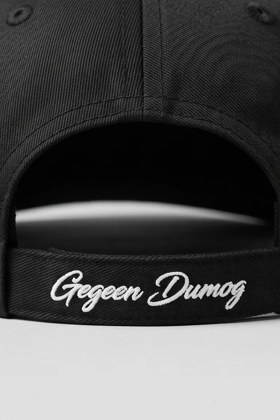Classic Black Twill Baseball Cap