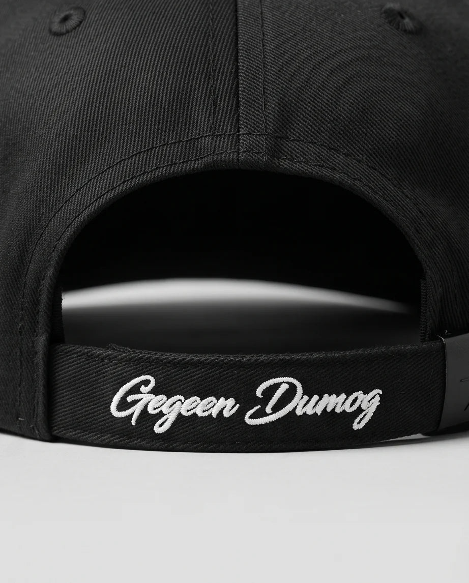 Classic Black Twill Baseball Cap