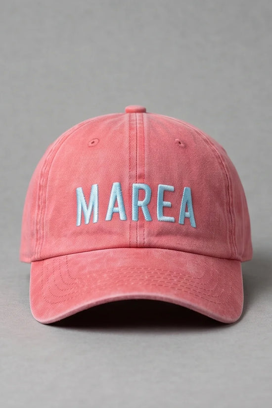 MAREA Washed Red Cap