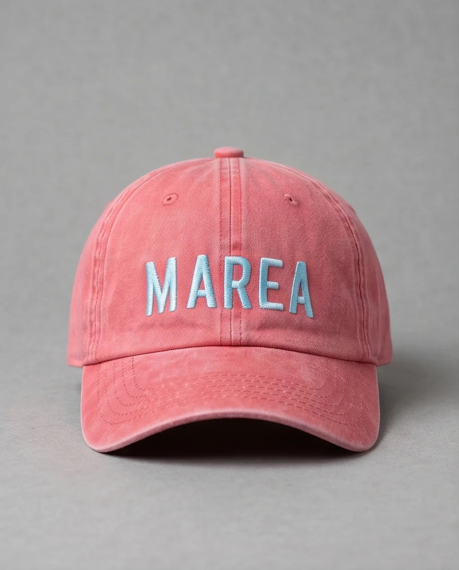 MAREA Washed Red Cap
