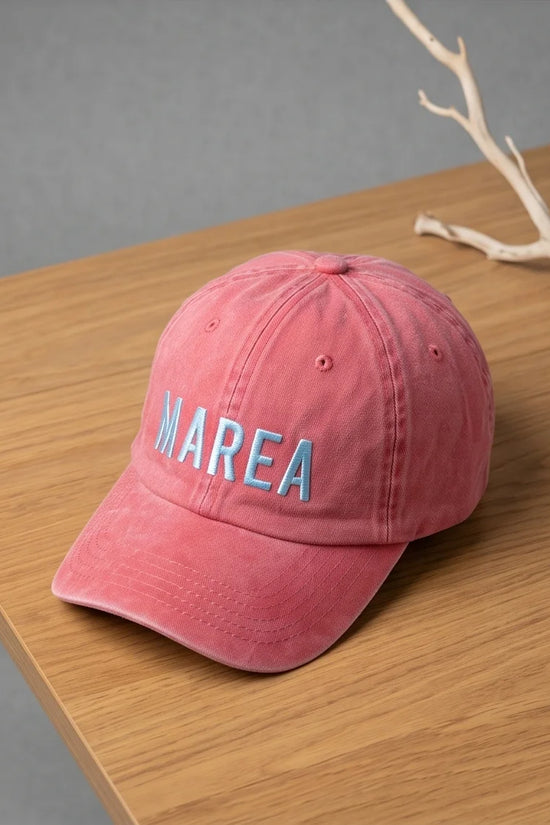 MAREA Washed Red Cap