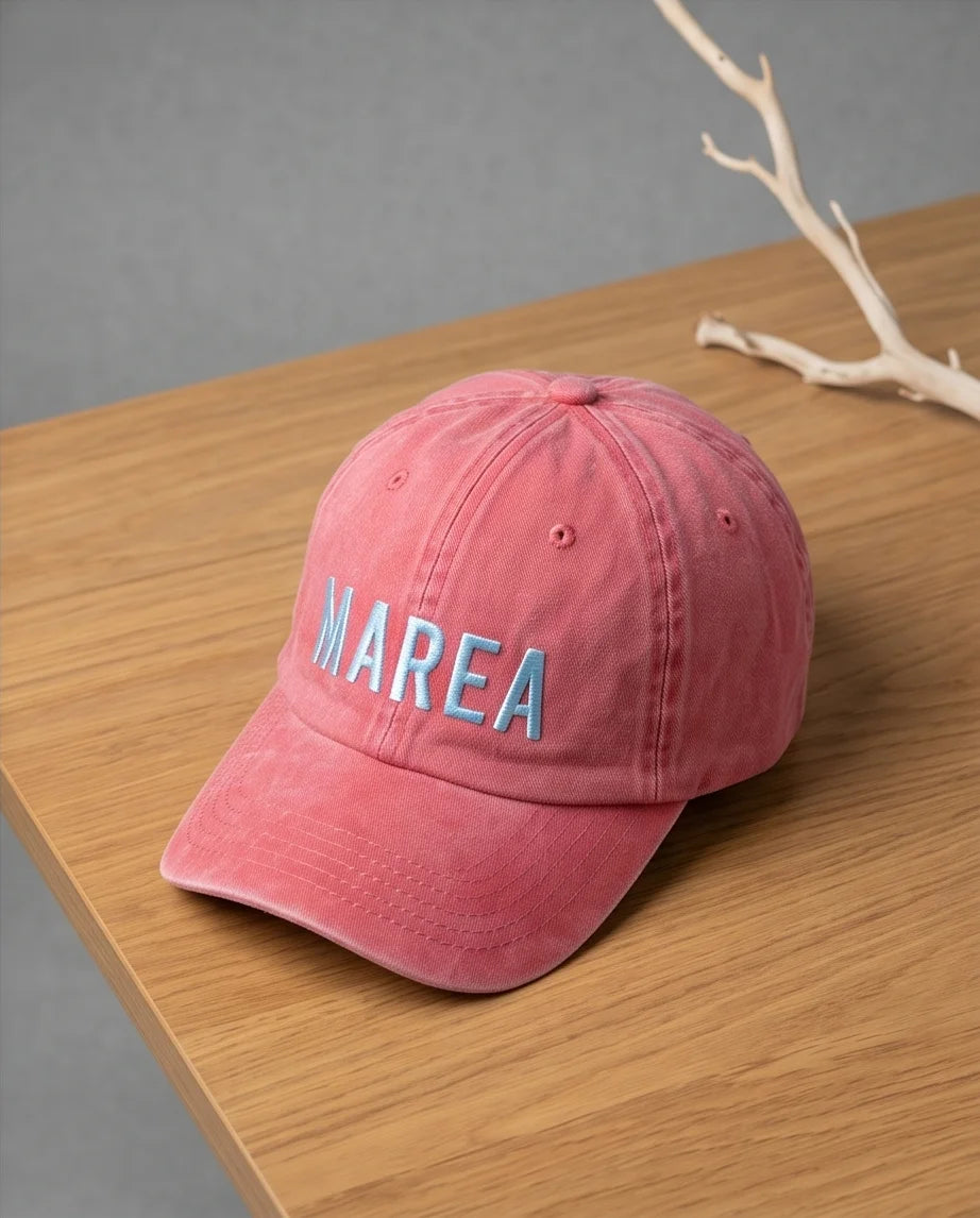 MAREA Washed Red Cap