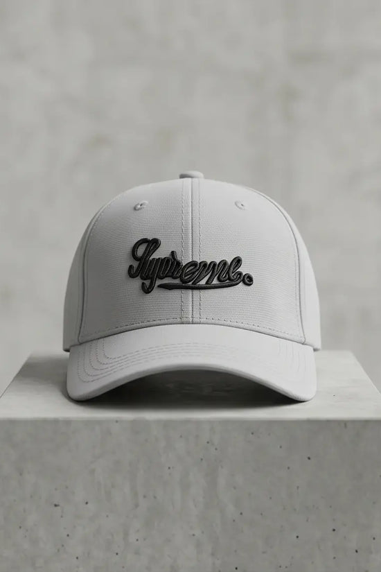 "Script Icon" Utility Cap – Olive Drab & Gold