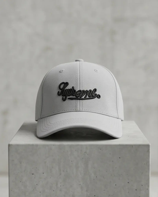 "Script Icon" Utility Cap – Olive Drab & Gold