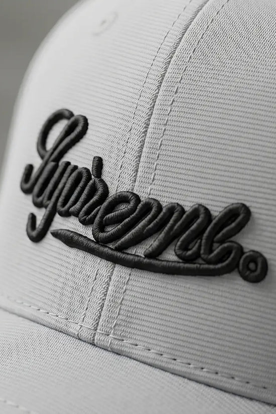 "Script Icon" Utility Cap – Olive Drab & Gold