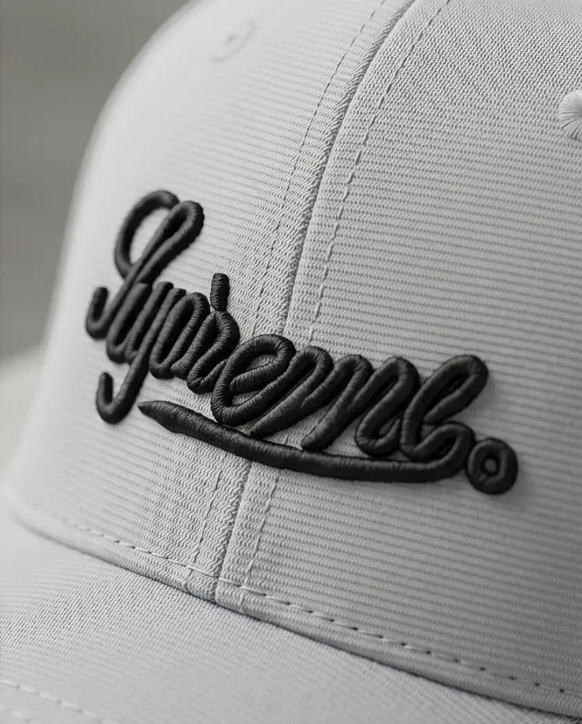 "Script Icon" Utility Cap – Olive Drab & Gold