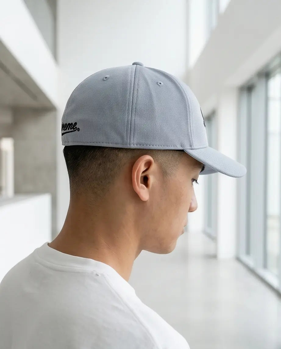 "Script Icon" Utility Cap – Olive Drab & Gold