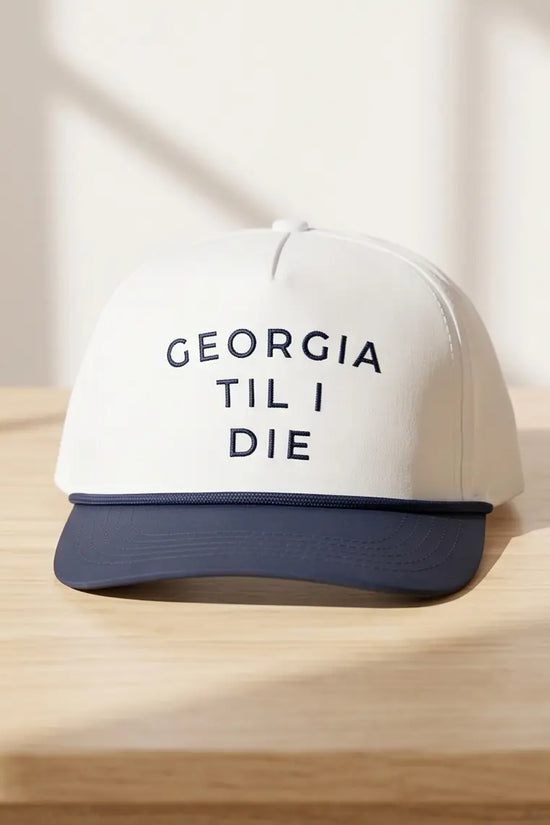 Georgia Heritage Statement Cap – High-Crown Retro Snapback