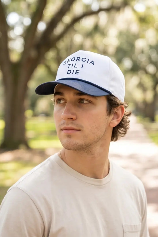 Georgia Heritage Statement Cap – High-Crown Retro Snapback