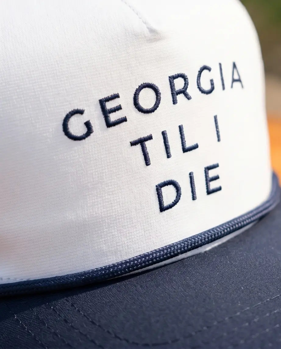 Georgia Heritage Statement Cap – High-Crown Retro Snapback