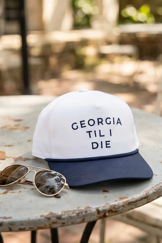 Georgia Heritage Statement Cap – High-Crown Retro Snapback