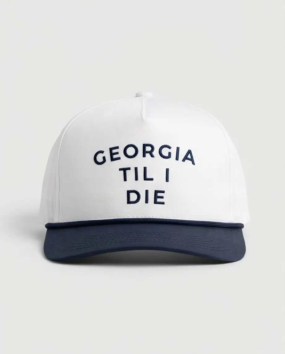 Georgia Heritage Statement Cap – High-Crown Retro Snapback