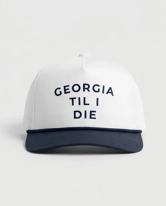 Georgia Heritage Statement Cap – High-Crown Retro Snapback