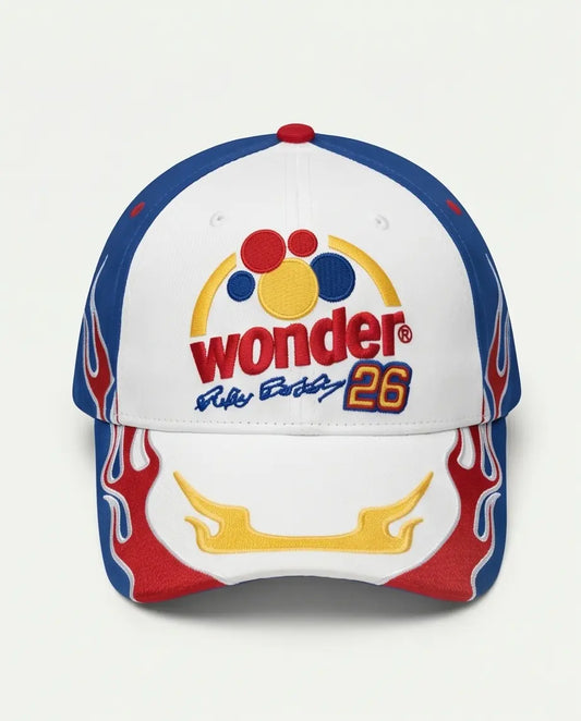 "Wonder 26" Vintage Racing Cap – Retro Motorsport Edition
