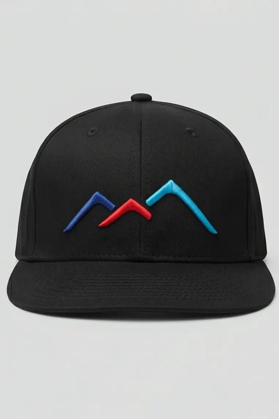 Horizon Series Flat-Brim Hat – Embroidered Detail