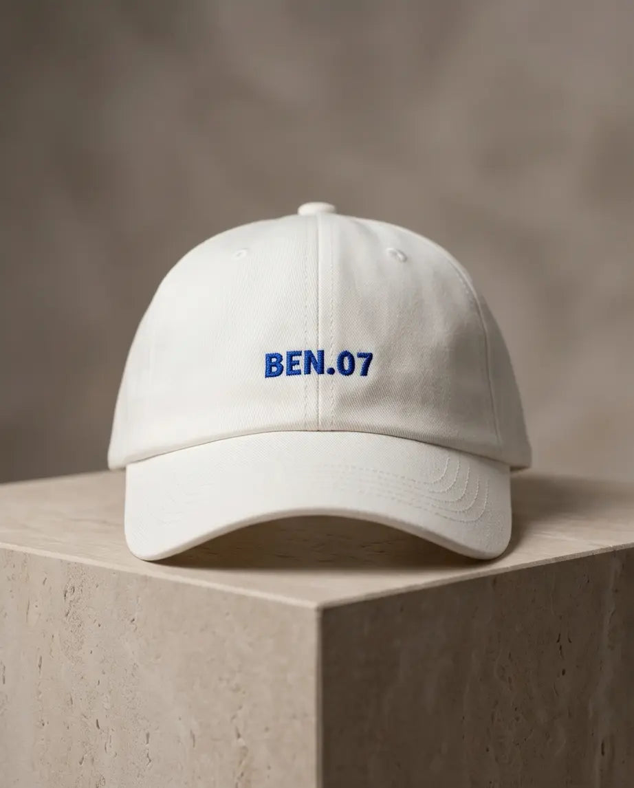 Signature Cotton Twill Cap in Cream
