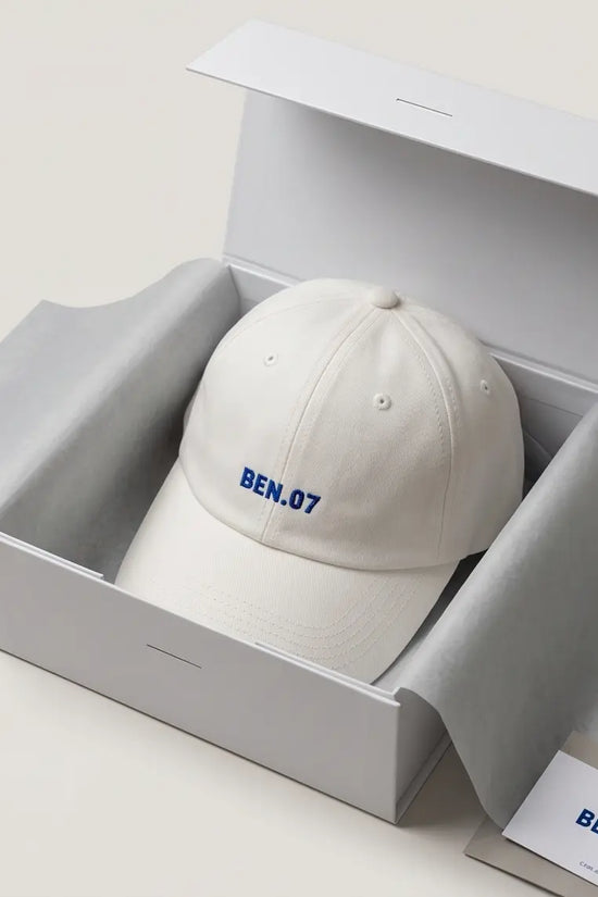 Signature Cotton Twill Cap in Cream