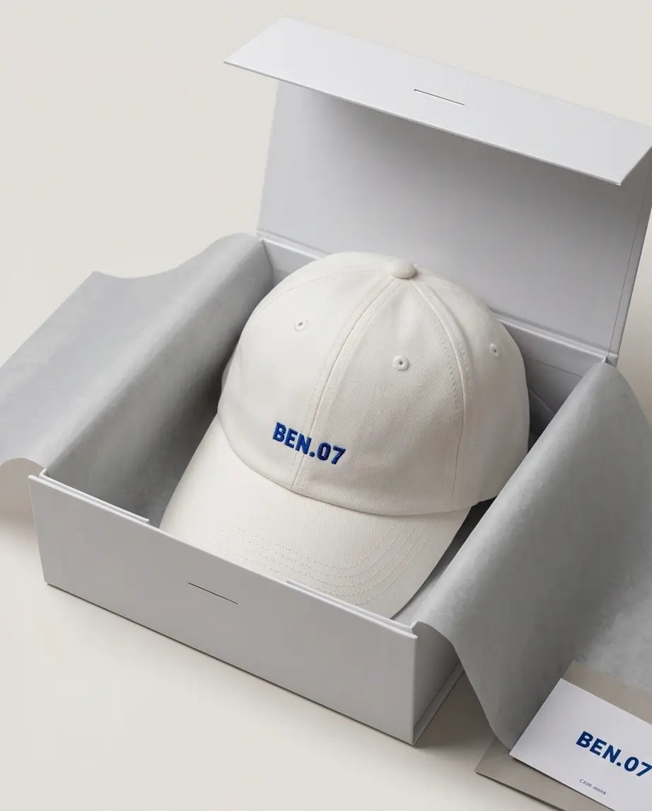 Signature Cotton Twill Cap in Cream