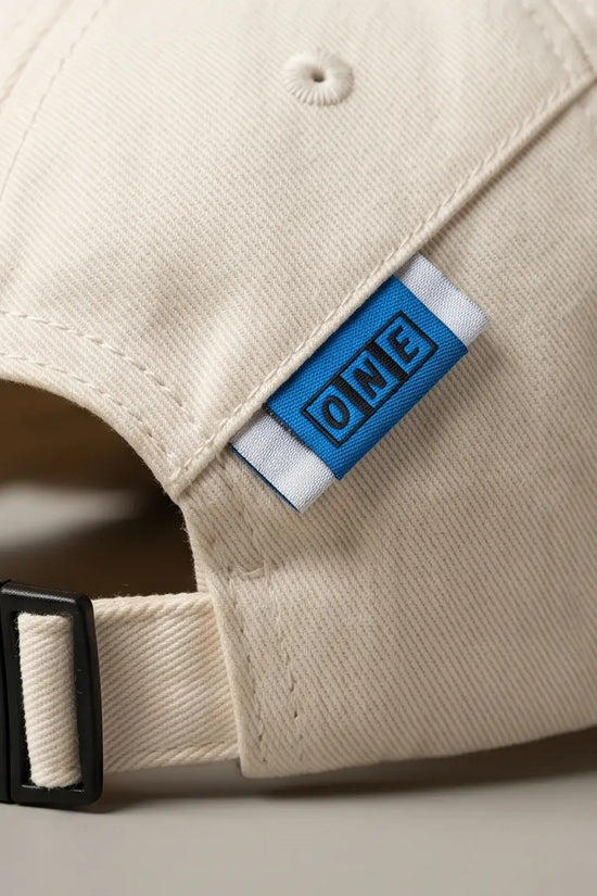 Signature Cotton Twill Cap in Cream