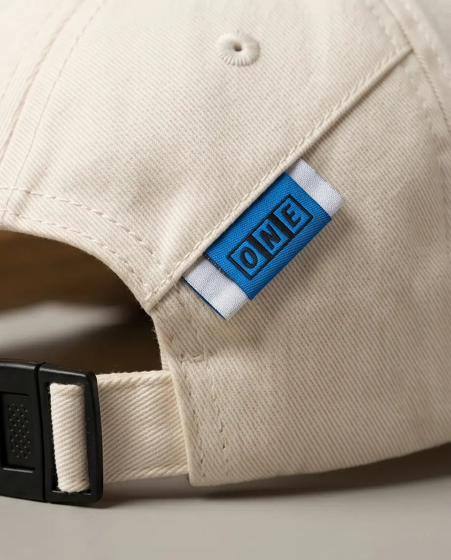 Signature Cotton Twill Cap in Cream