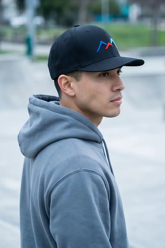 Horizon Series Flat-Brim Hat – Embroidered Detail
