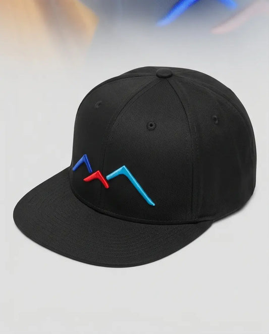 Horizon Series Flat-Brim Hat – Embroidered Detail