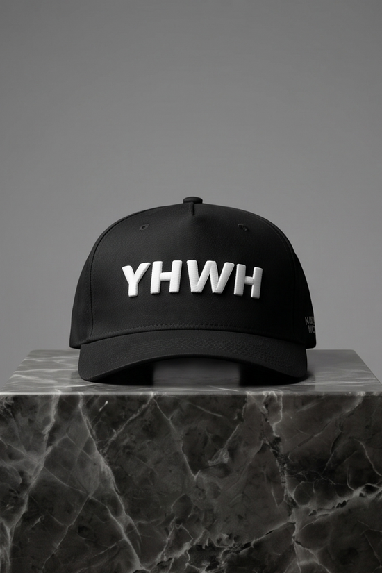 Black YHWH Embroidered Cap