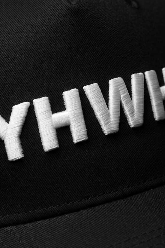 Black YHWH Embroidered Cap